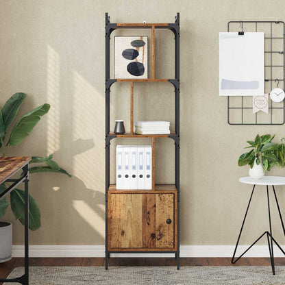 Boekenkast Oud Hout 44,5 x 30 x 154,5 cm Bewerkt hout