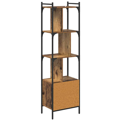 Boekenkast Oud Hout 44,5 x 30 x 154,5 cm Bewerkt hout