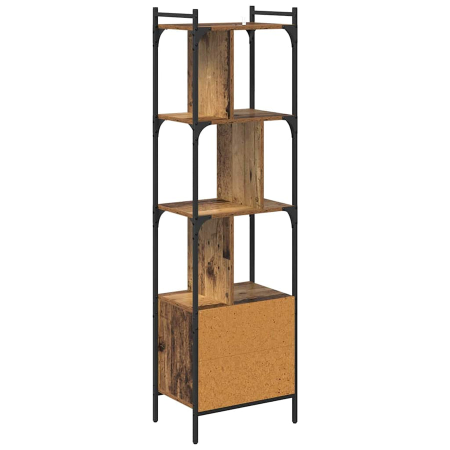 Boekenkast Oud Hout 44,5 x 30 x 154,5 cm Bewerkt hout
