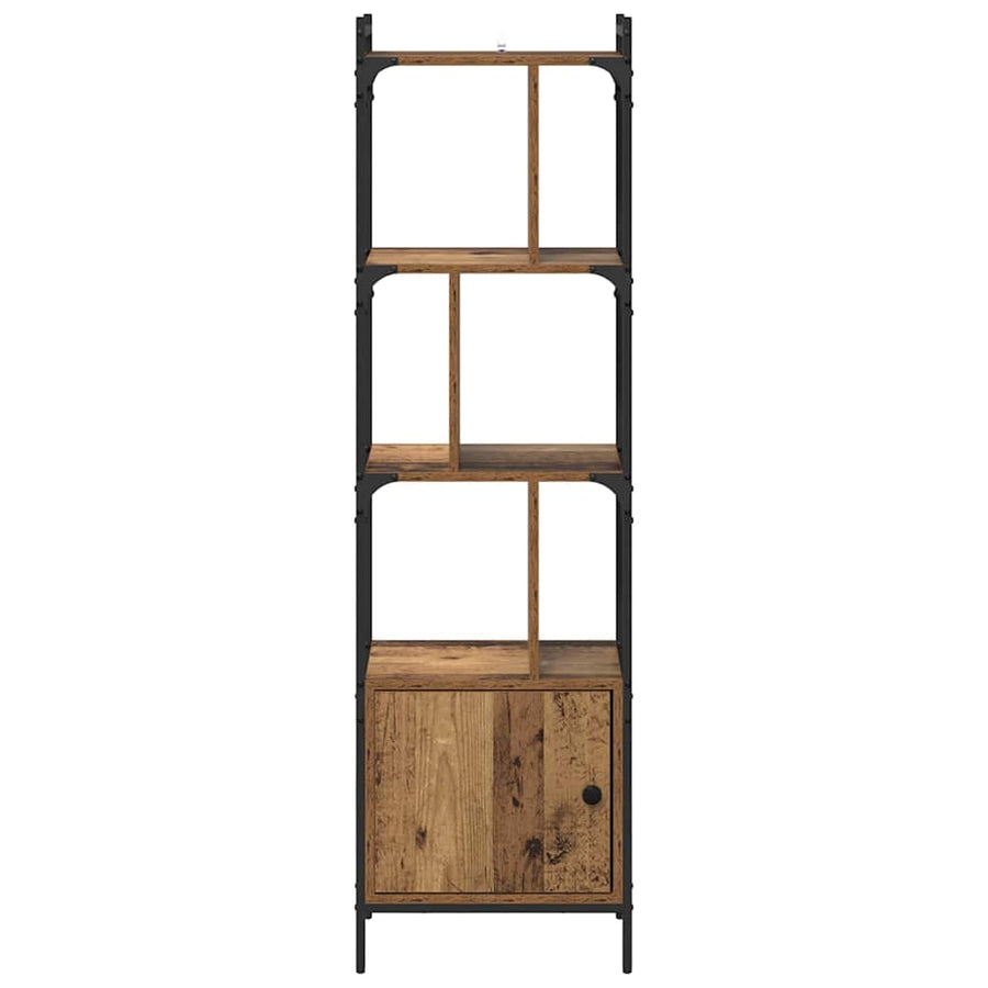Boekenkast Oud Hout 44,5 x 30 x 154,5 cm Bewerkt hout