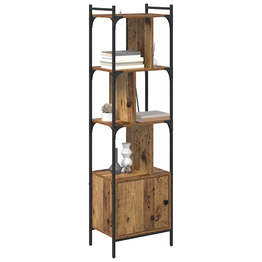 Boekenkast Oud Hout 44,5 x 30 x 154,5 cm Bewerkt hout