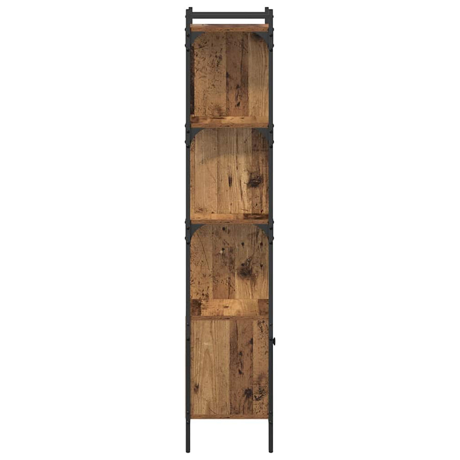 Boekenkast Oud Hout 44,5 x 30 x 154,5 cm Bewerkt hout