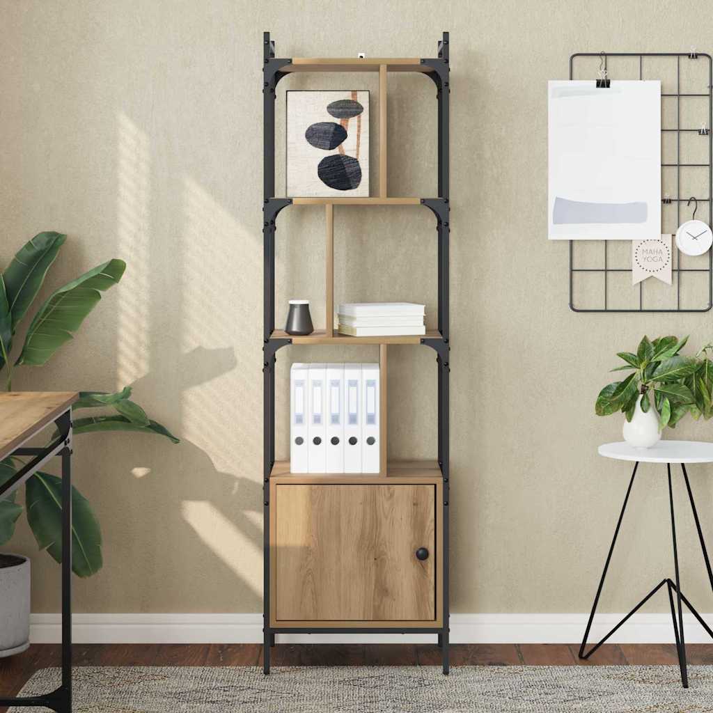 Boekenkast Artisan Eiken 44,5 x 30 x 154,5 cm Bewerkt hout