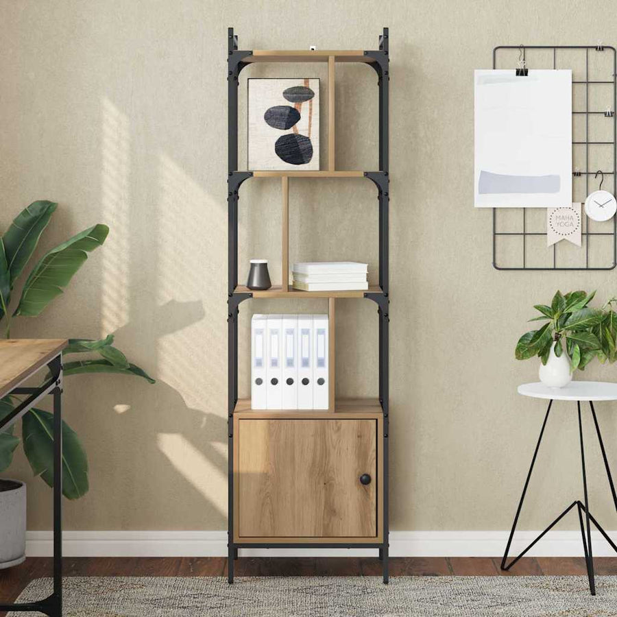 Boekenkast Artisan Eiken 44,5 x 30 x 154,5 cm Bewerkt hout