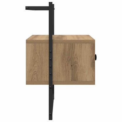 Nachtkastje 2 pcs Artisan Eiken 35 x 30 x 51 cm Bewerkt hout