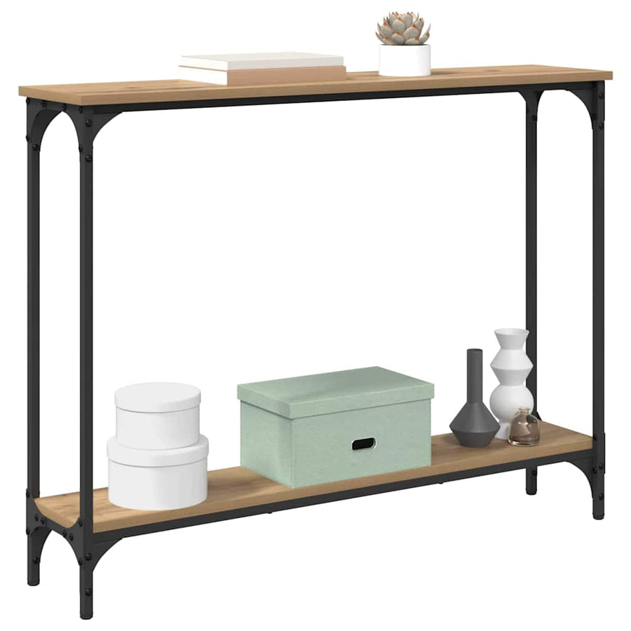 Wandtafel Artisan Eiken 100 x 22,5 x 75 cm Bewerkt hout