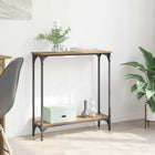 Console table Artisan Oak 75 x 22.5 x 75 cm Engineered wood