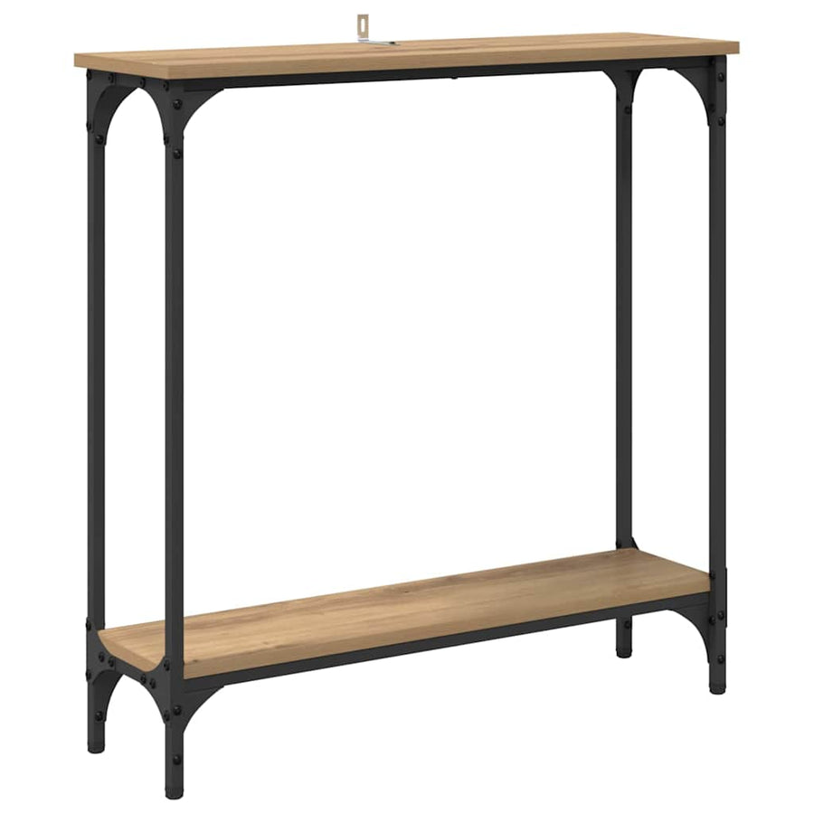 Wandtafel Artisan Eiken 75 x 22,5 x 75 cm Bewerkt hout