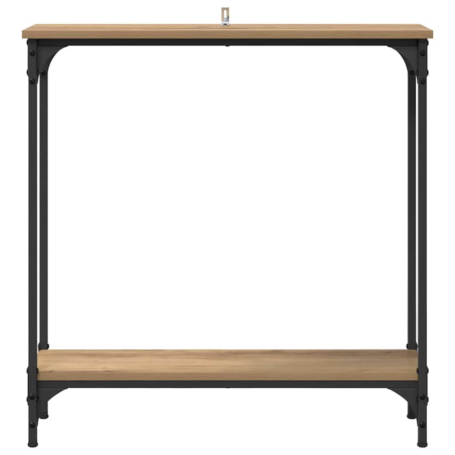 Wandtafel Artisan Eiken 75 x 22,5 x 75 cm Bewerkt hout