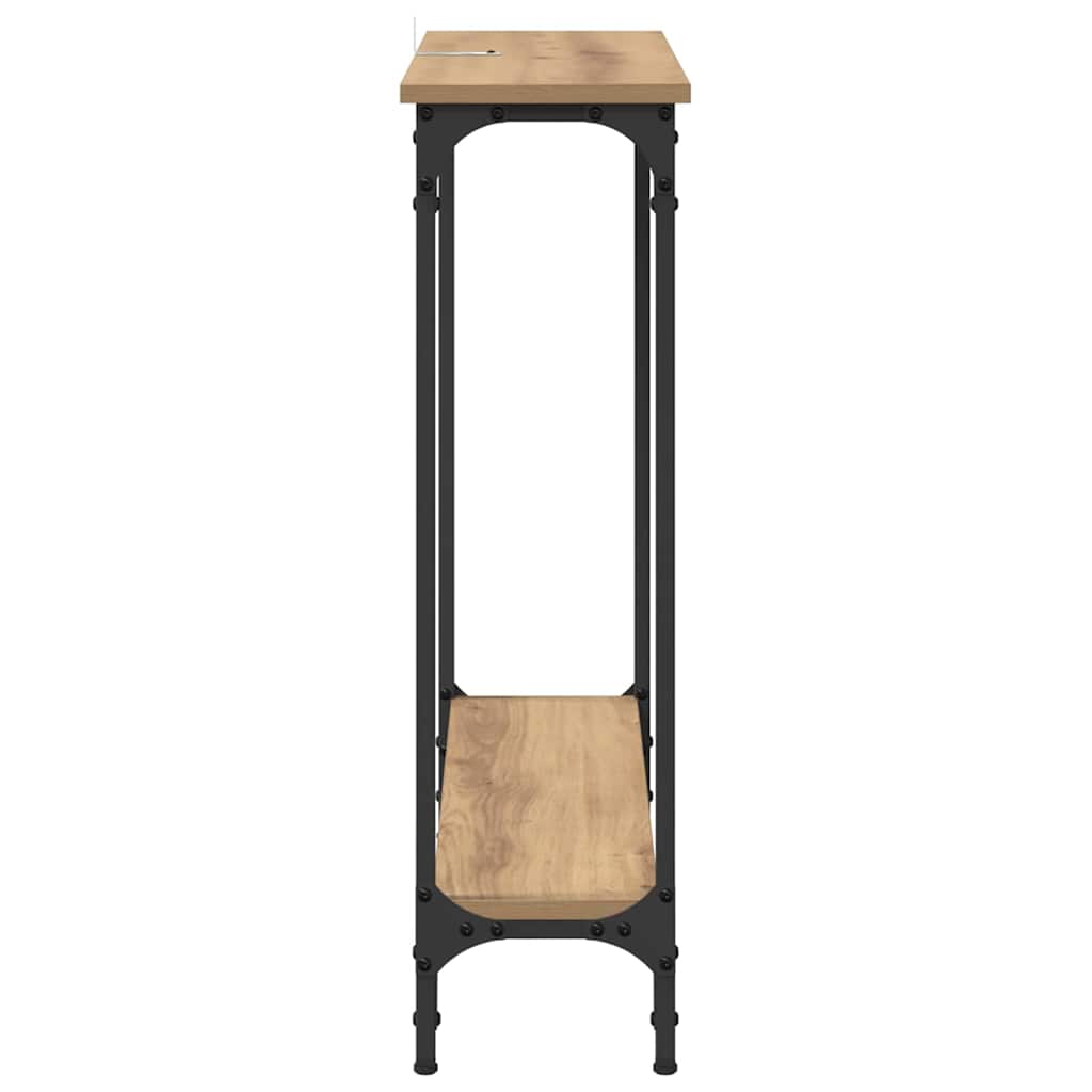Wandtafel Artisan Eiken 75 x 22,5 x 75 cm Bewerkt hout