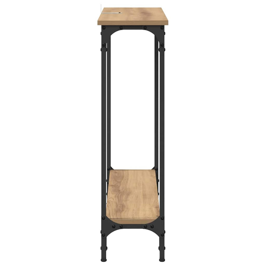 Wandtafel Artisan Eiken 75 x 22,5 x 75 cm Bewerkt hout