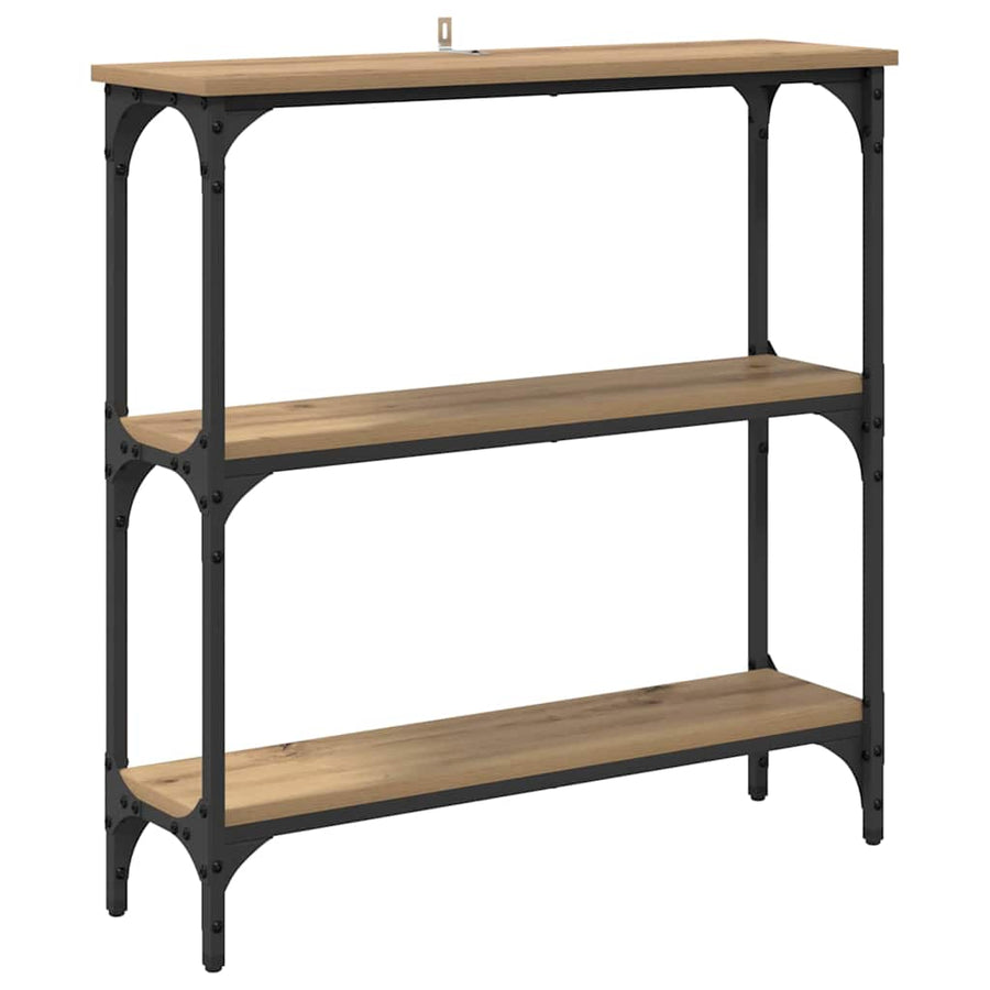 Wandtafel Artisan Eiken 75 x 22,5 x 75 cm Bewerkt hout