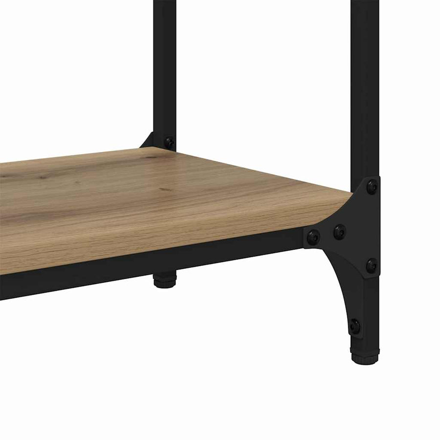 Wandtafel met plank Artisan Eiken 100 x 29 x 75 cm Bewerkt hout