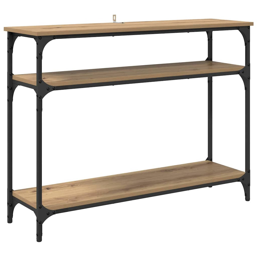 Wandtafel met plank Artisan Eiken 100 x 29 x 75 cm Bewerkt hout