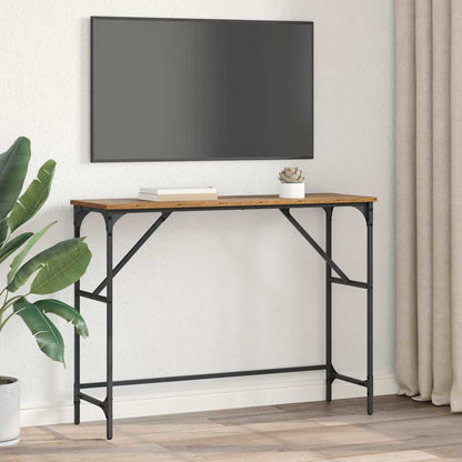 Wandtafel Oudhout 100 x 32 x 75 cm Bewerkt hout