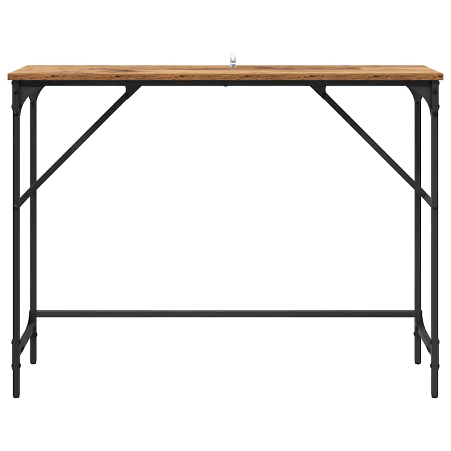 Wandtafel Oudhout 100 x 32 x 75 cm Bewerkt hout