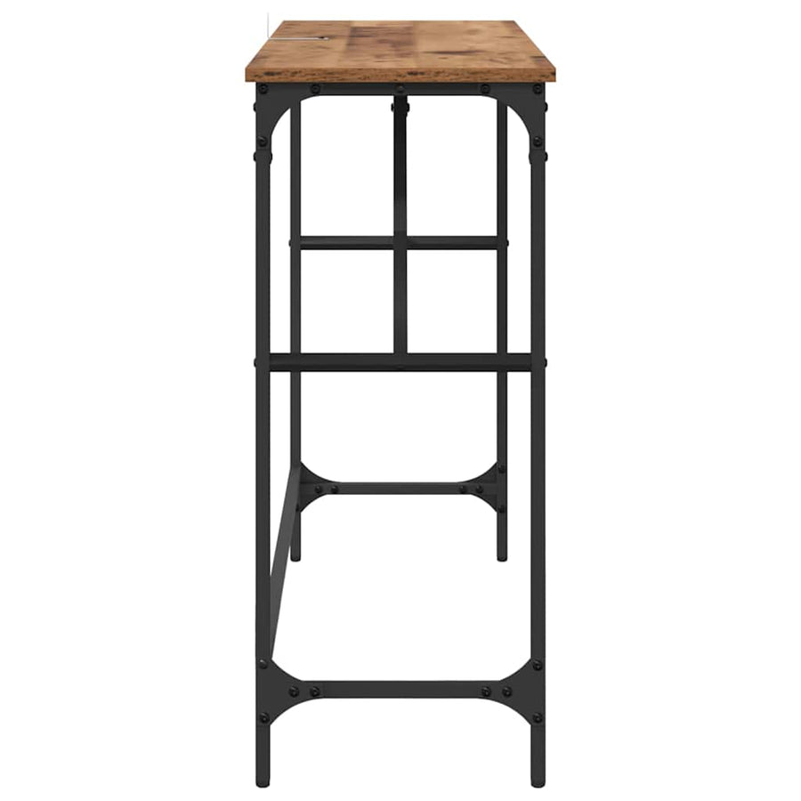 Wandtafel Oudhout 100 x 32 x 75 cm Bewerkt hout