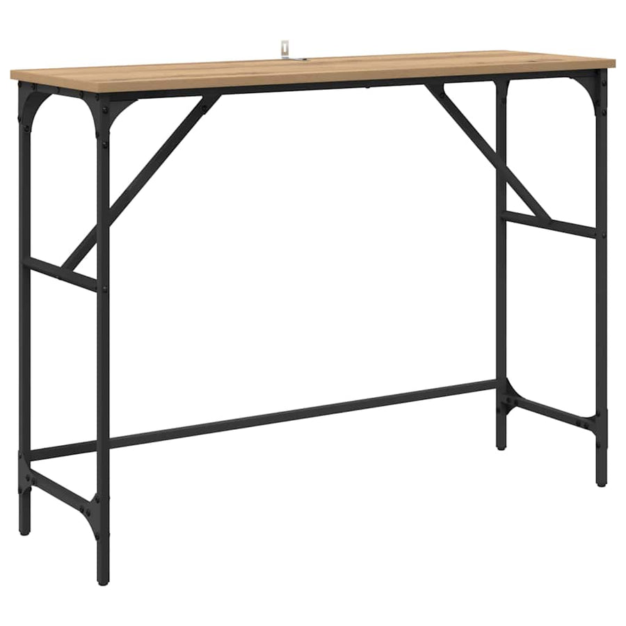Wandtafel Artisan Eiken 100 x 32 x 75 cm Bewerkt hout