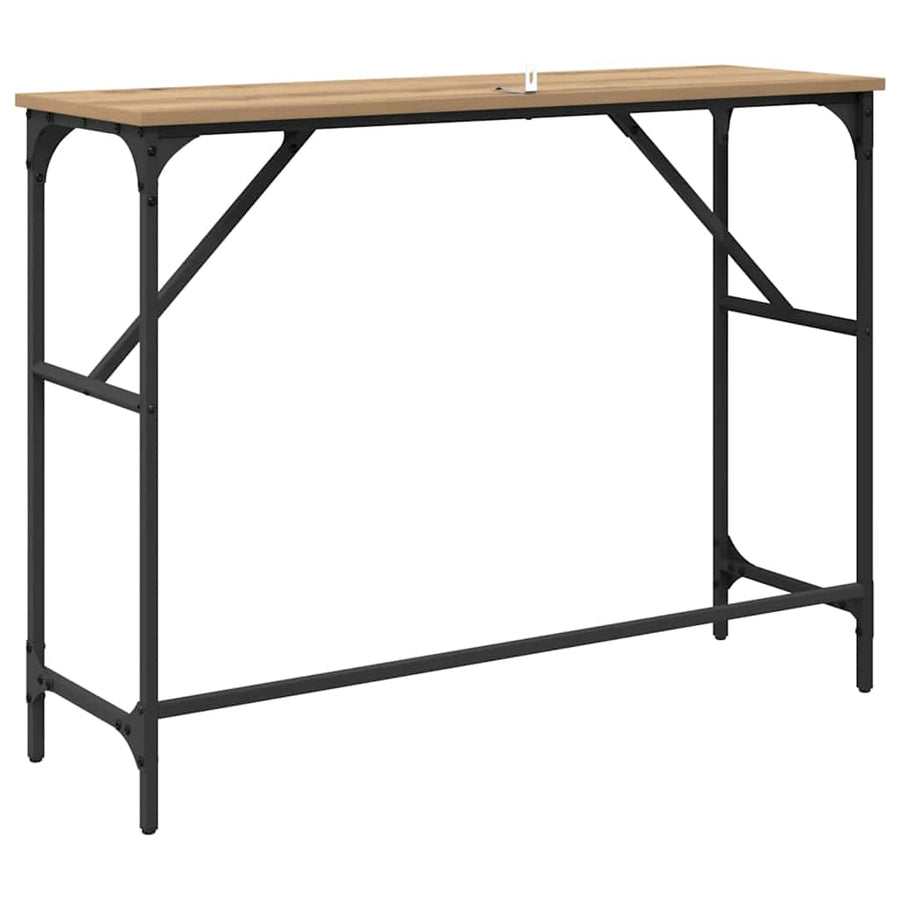 Wandtafel Artisan Eiken 100 x 32 x 75 cm Bewerkt hout