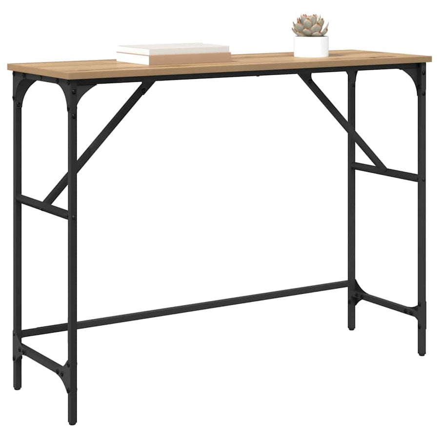 Wandtafel Artisan Eiken 100 x 32 x 75 cm Bewerkt hout