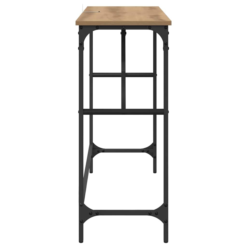 Wandtafel Artisan Eiken 100 x 32 x 75 cm Bewerkt hout
