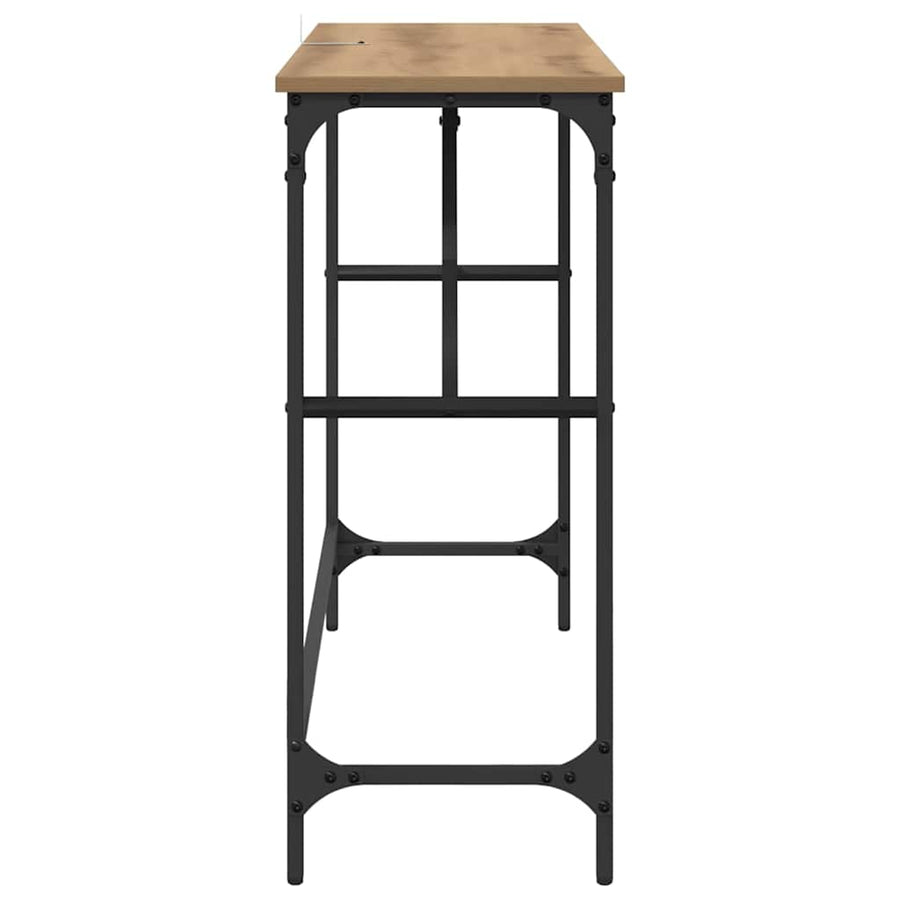Wandtafel Artisan Eiken 100 x 32 x 75 cm Bewerkt hout