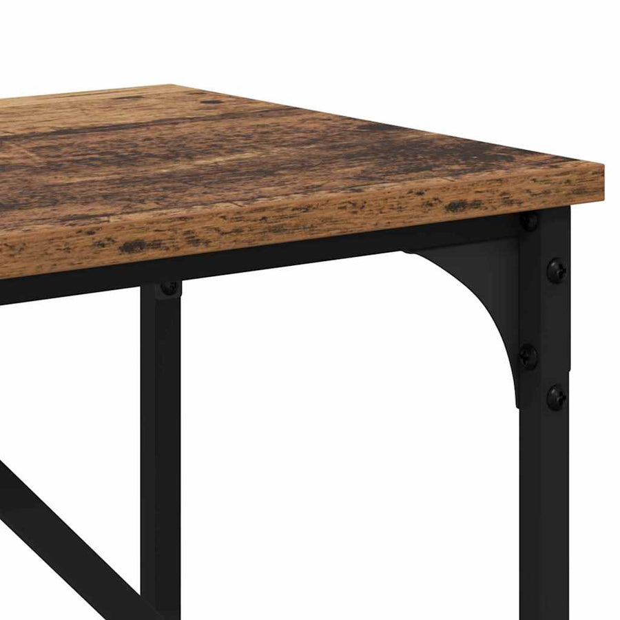 Wandtafel Oudhout 75 x 32 x 75 cm Bewerkt hout