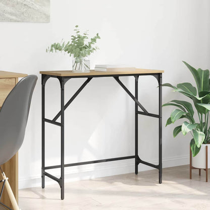 Wandtafel Artisan Eiken 75 x 32 x 75 cm Bewerkt hout