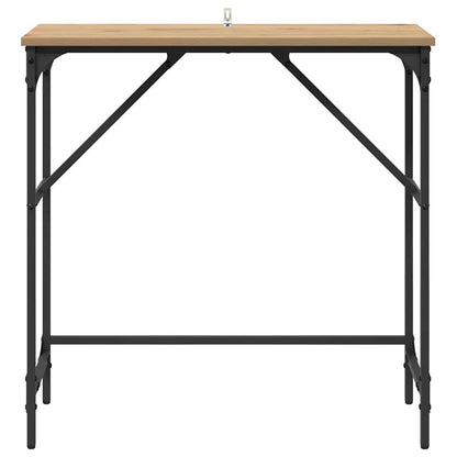 Wandtafel Artisan Eiken 75 x 32 x 75 cm Bewerkt hout