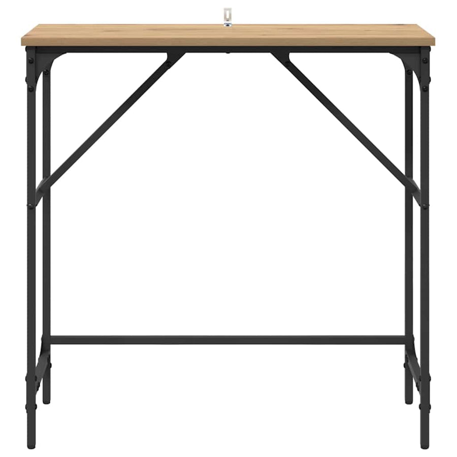 Wandtafel Artisan Eiken 75 x 32 x 75 cm Bewerkt hout
