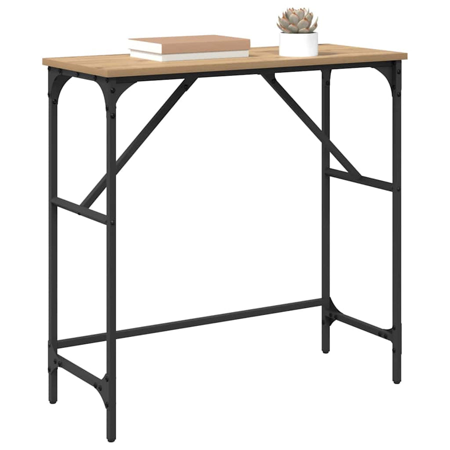 Wandtafel Artisan Eiken 75 x 32 x 75 cm Bewerkt hout