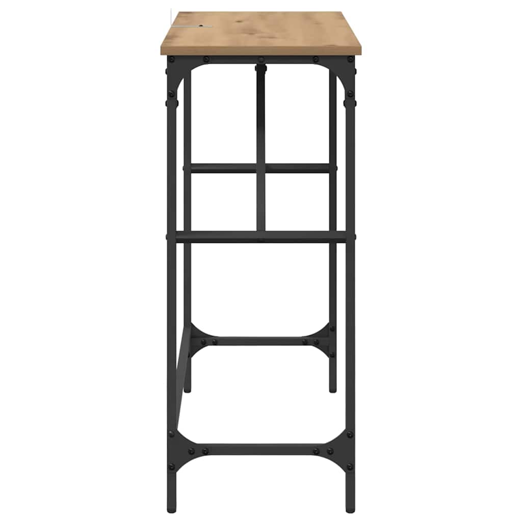 Wandtafel Artisan Eiken 75 x 32 x 75 cm Bewerkt hout
