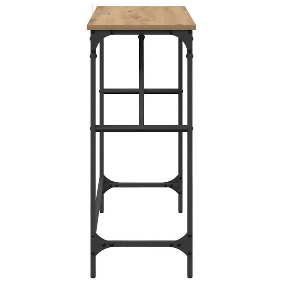 Wandtafel Artisan Eiken 75 x 32 x 75 cm Bewerkt hout