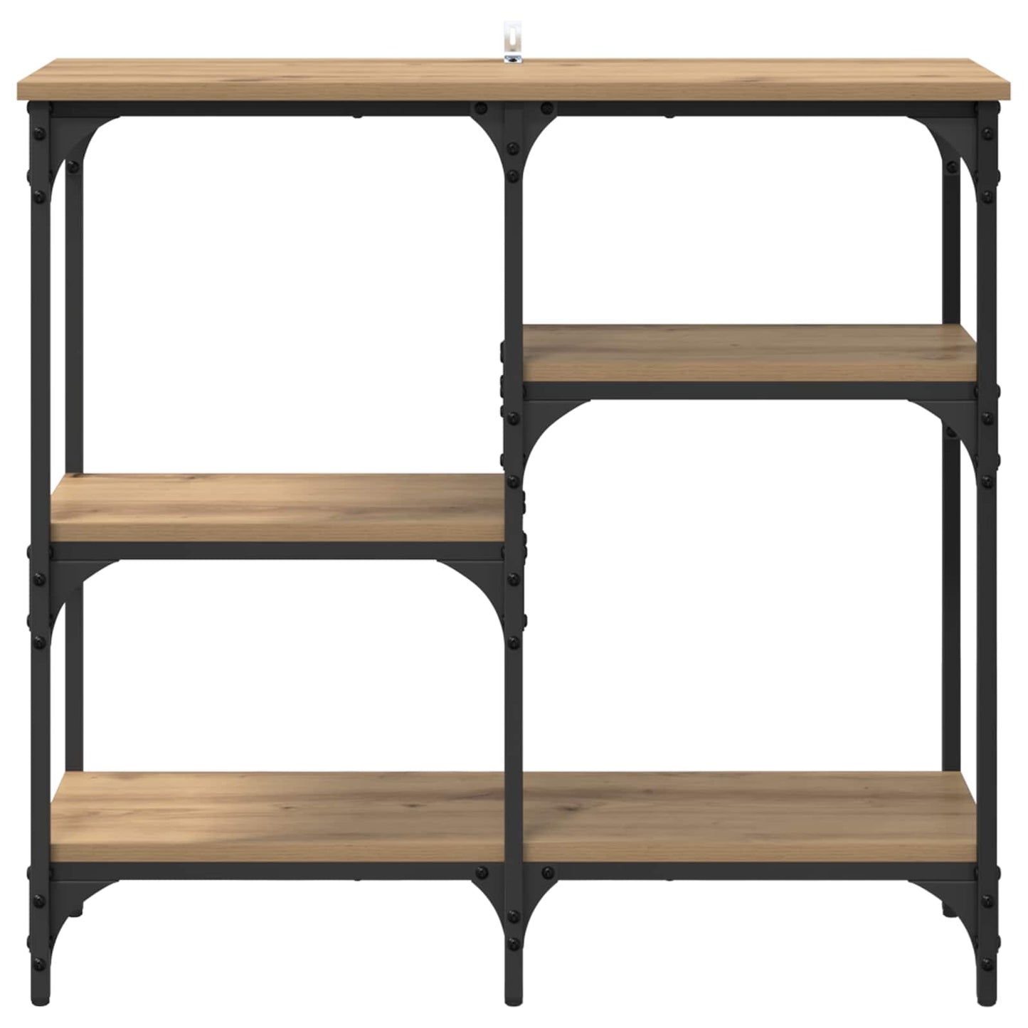 Wandtafel met plank Artisan Eiken 80 x 29 x 75 cm Bewerkt hout