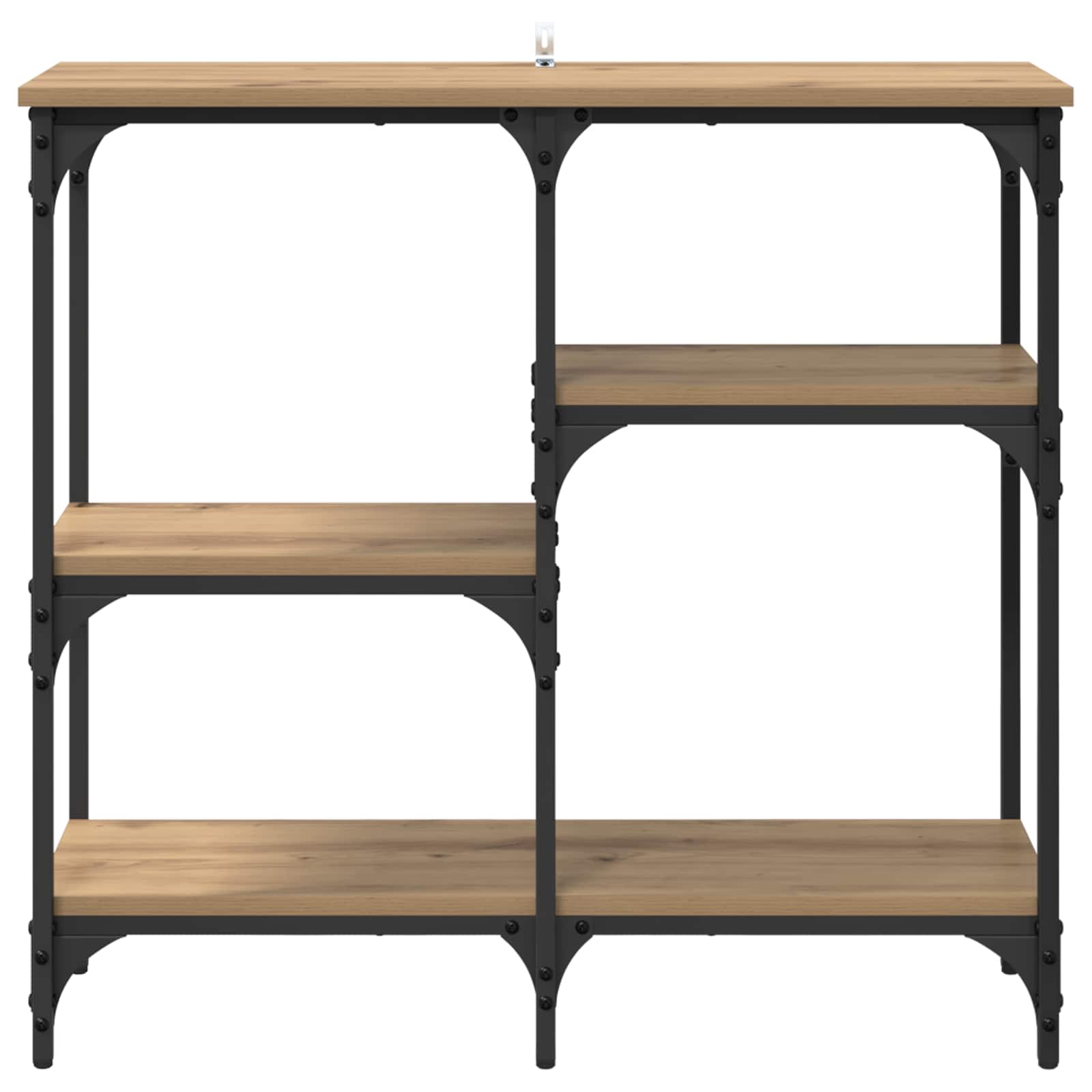 Wandtafel met plank Artisan Eiken 80 x 29 x 75 cm Bewerkt hout