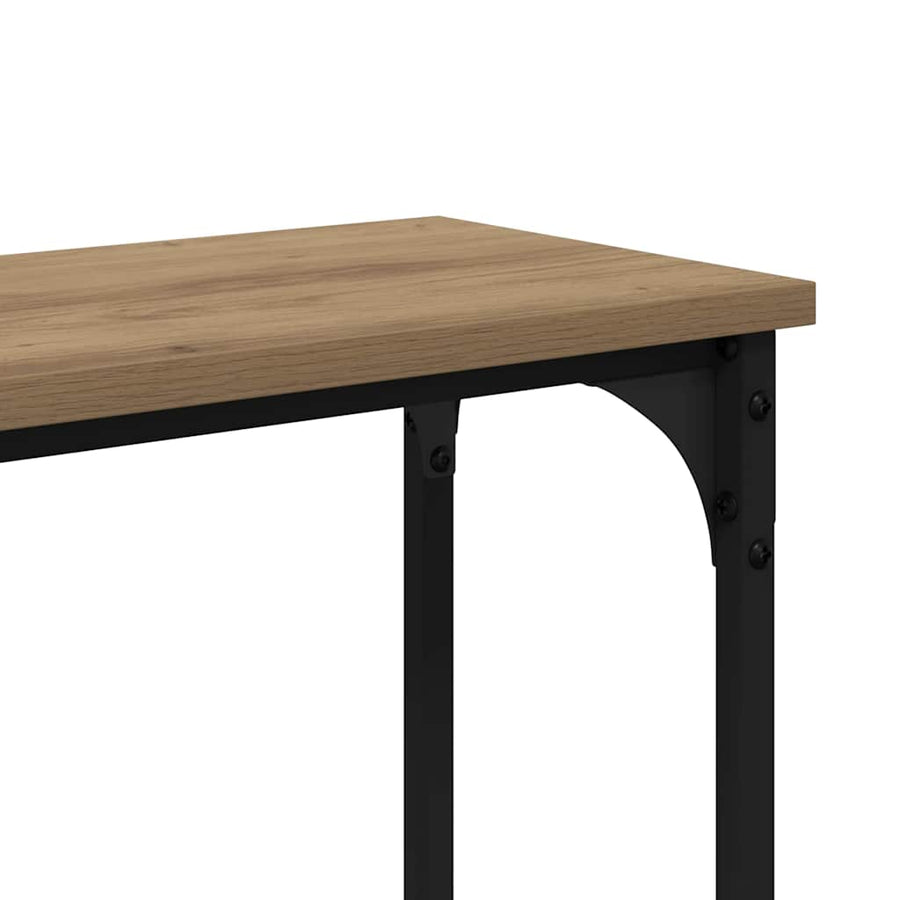 Consoletafel Artisan Eiken 145 x 22,5 x 75 cm Bewerkt hout
