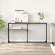 Consoletafel eiken 145x22.5x75 cm