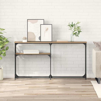Consoletafel Artisan Eiken 145 x 22,5 x 75 cm Bewerkt hout