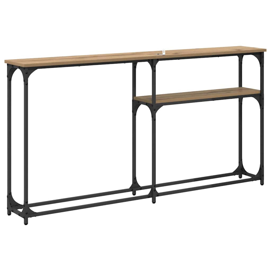 Consoletafel Artisan Eiken 145 x 22,5 x 75 cm Bewerkt hout