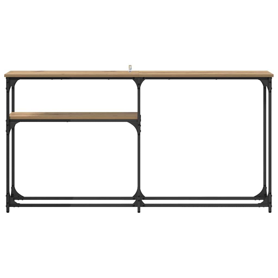 Consoletafel Artisan Eiken 145 x 22,5 x 75 cm Bewerkt hout