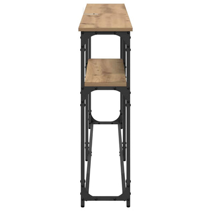 Consoletafel Artisan Eiken 145 x 22,5 x 75 cm Bewerkt hout
