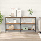 Wandtafel 150x29x75 cm bewerkt hout metaal