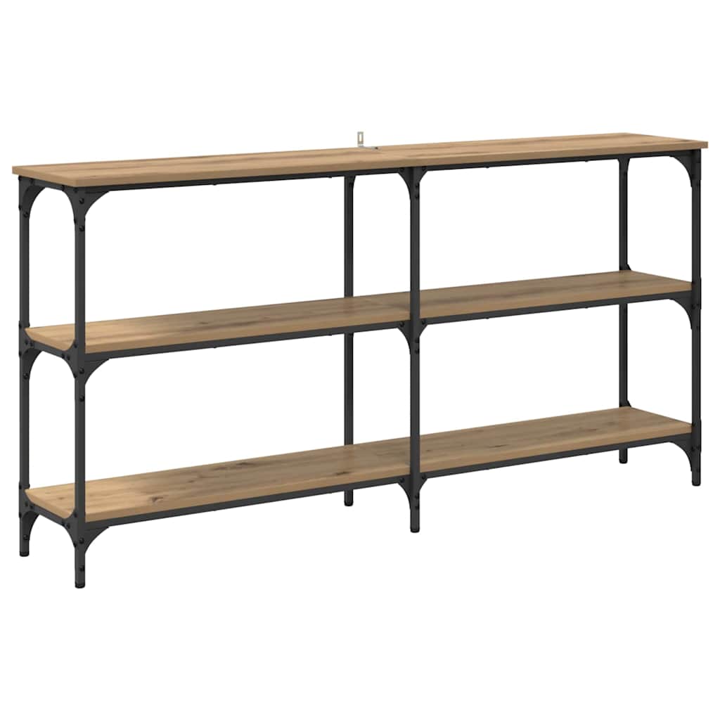 Wandtafel Artisan Eiken 150 x 29 x 75 cm Geperst Hout en Metaal