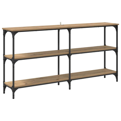 Wandtafel Artisan Eiken 150 x 29 x 75 cm Geperst Hout en Metaal