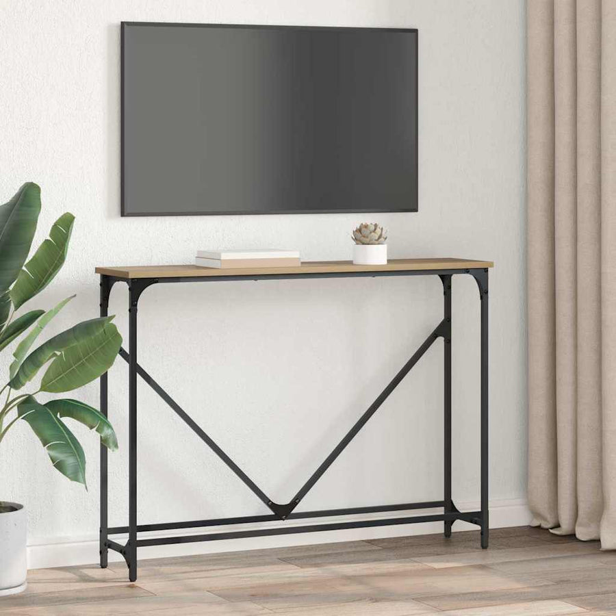 Wandtafel Artisan Eiken 102 x 23 x 75 cm Bewerkt hout