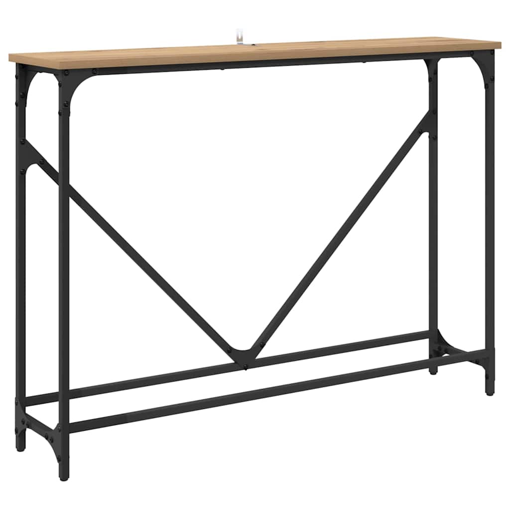 Wandtafel Artisan Eiken 102 x 23 x 75 cm Bewerkt hout