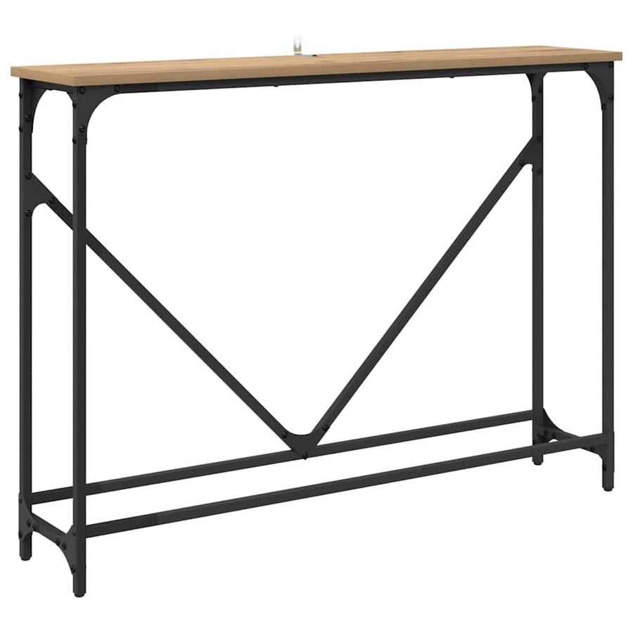Wandtafel Artisan Eiken 102 x 23 x 75 cm Bewerkt hout