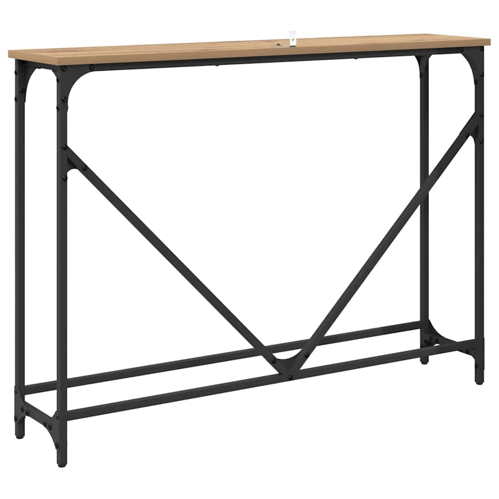 Wandtafel Artisan Eiken 102 x 23 x 75 cm Bewerkt hout