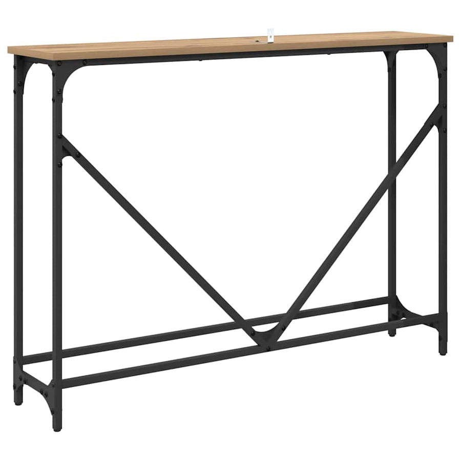 Wandtafel Artisan Eiken 102 x 23 x 75 cm Bewerkt hout