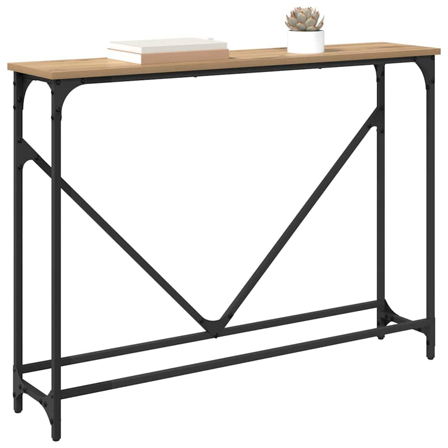 Wandtafel Artisan Eiken 102 x 23 x 75 cm Bewerkt hout
